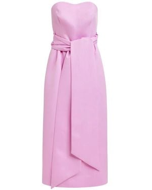 Essentiel Antwerp Juror ノースリーブ ベルテッド ドレス - ピンク