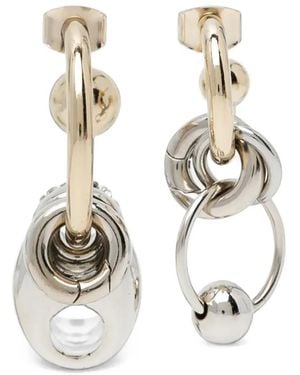 Justine Clenquet Pendientes Kris - Blanco