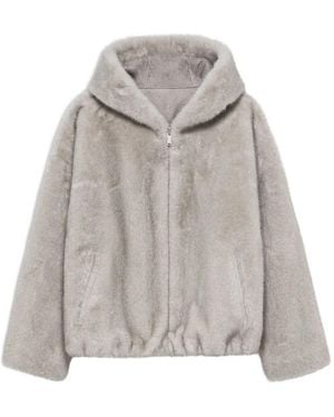 STUDIO AR Veste Zippée Ruby À Capuche - Grey