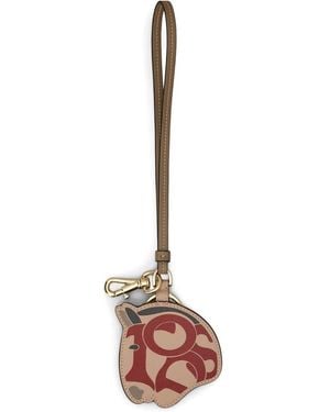 Tod's Horse-Charm Keyring - White