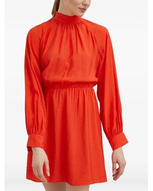 Samsøe & Samsøe Tie-Neck Mini Dress - Red