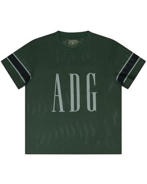 DENIM TEARS Adg Inc. Varsity T-Shirt - Green