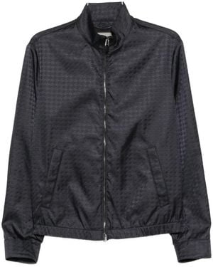 Canali Long-Sleeves Zip Jacket - Black