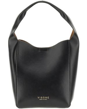VISONE Borsa A Spalla Elizabeth 15 - Nero