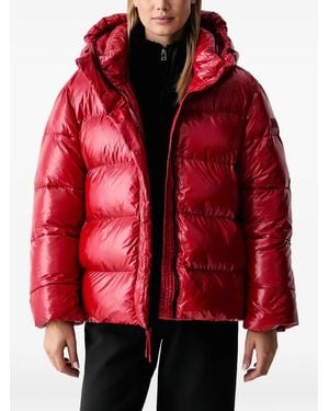 Napapijri Piumino Glane Mirror Con Cappuccio - Rosso