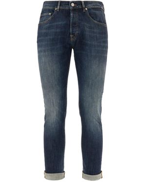 Dondup Cuffed Jeans - Blue