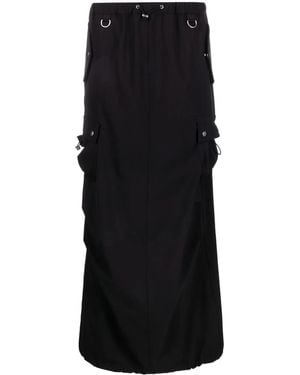 Coperni Cargo Maxi Skirt - Black