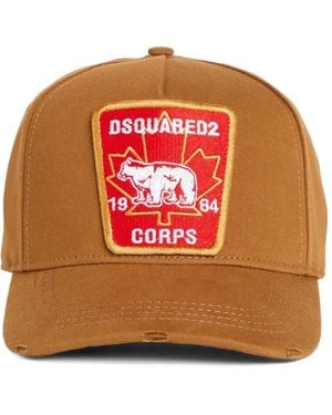 DSquared² Canadian-Patch Baseball Cap - Orange