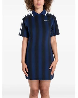 adidas Striped Mini Dress - Blue