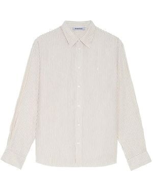 Etudes Studio Relax Vertical-Stripe Shirt - White
