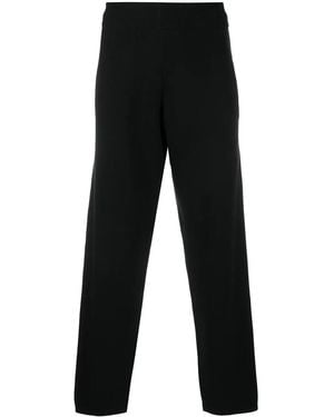 Barrie Wide-Leg Trousers - Black