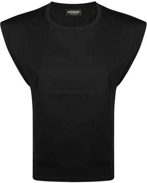 Dondup コットン Tシャツ - ブラック