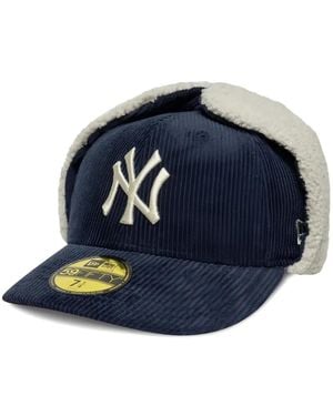 KTZ Corduroy Ear-Flap Cap - Blue