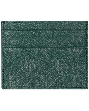 PLACE OF ELMS Loog-Embossed Cardholder - Green