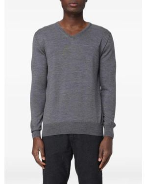 XC V-Neck Jumper - Grey