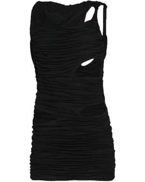 DI PETSA Vestido Midnight Fruncido - Negro