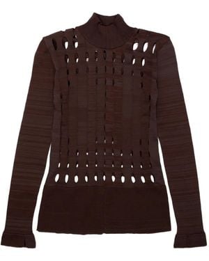 Anne Isabella Pullover Mit Cut-Outs - Lila