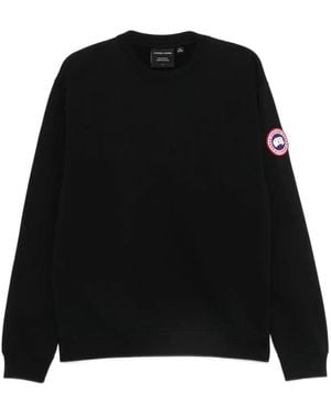 Canada Goose Loon Pullover Mit Logo-Patch - Schwarz