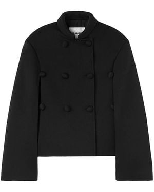 Jil Sander Oversize Wool Blazer - Black