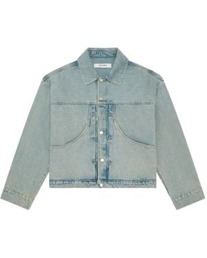 About Blank Chest-Pocket Jacket - Blue