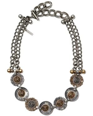 Versace Icon Coins Necklace - Metallic