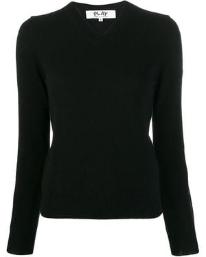 COMME DES GARÇONS PLAY Classic Knit Jumper - Black