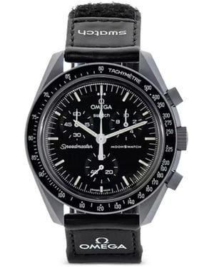 Swatch X Omega Mission To The Moon 42Mm Watch - Black