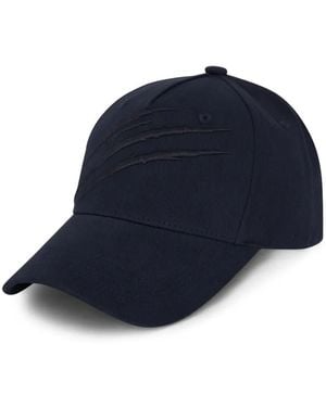 Philipp Plein Logo-Embroidery Baseball Cap - Blue