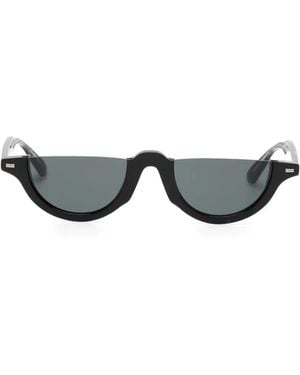 KENZO Gafas De Sol Con Media Montura - Gris