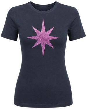 Madison Maison X On/Off Essentials Star-Print T-Shirt - Blue