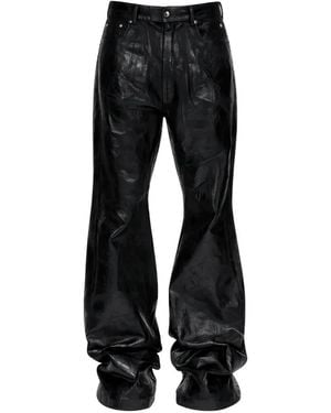 Rick Owens Bolan Textured Trousers - Black