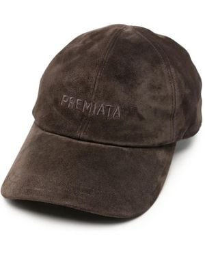 Premiata Gorra Con Logo Bordado - Marrón