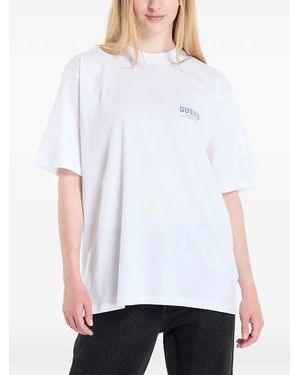 Guess T-Shirt À Imprimé Graphique - White