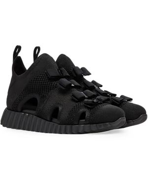 Ferragamo Sneakers Con Dettaglio Cut-Out - Nero