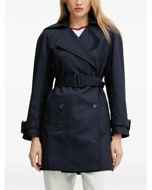 トレンチコート Pinko Classic Black Trench Coat With Belted Waist Pinko Classic Black Trench Coat With Belted Waist | ModeSens