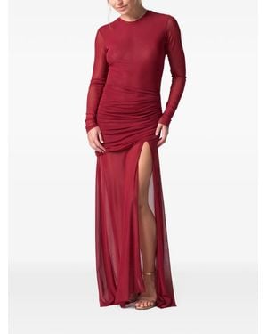 JBQ Serene 2.0 Ruched Maxi Dress - Red