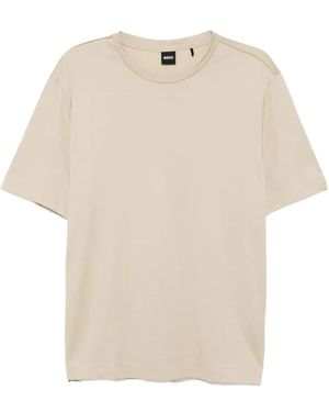BOSS Crew-Neck Short-Sleeve T-Shirt - Natural
