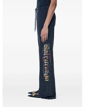 Balenciaga Ausgestellte Tacky Jogginghose mit Logo - Blau
