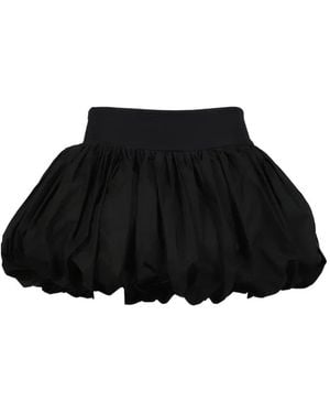 VAQUERA Gathered Full Mini Skirt - Black