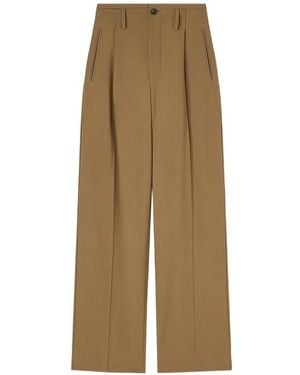 RETORI Heritage Pleated Trousers - Natural