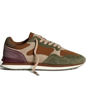 HOFF 30Mm City Sao Paulo Panelled Lace-Up Trainers - Brown