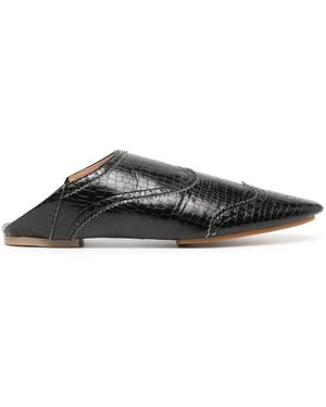 Comme des Garçons ウエスタンスタイル スリッポン - ブラック