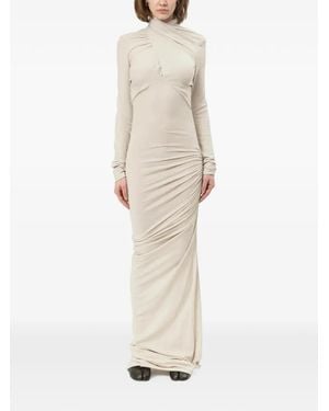 Entire studios Gres Draped Dress - White
