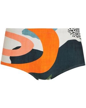 Lygia & Nanny Copacabana Printed Trunks - Orange
