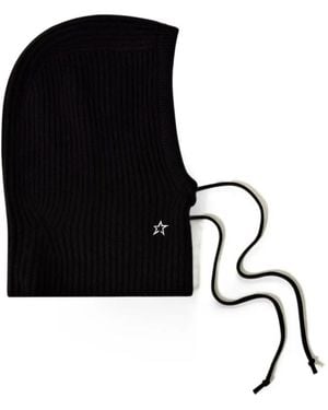 Perfect Moment Wool & Cashmere Cable-Knit Hood - Black