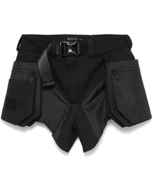 【関税込み】Mugler ショートパンツ Mugler ショートパンツ - Black | FWRD