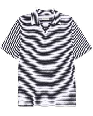 Officine Generale T-Shirt A Righe - Blu