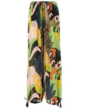 Etro Patterned Trousers - White
