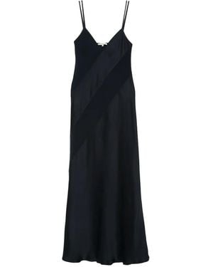 Antonelli Luna V-Neck Maxi Dress - Black