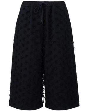 Pushbutton Trainingsshorts Met Trekkoord - Blauw